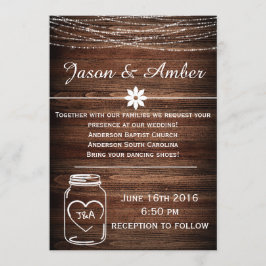 Weckglaslichter Einladung