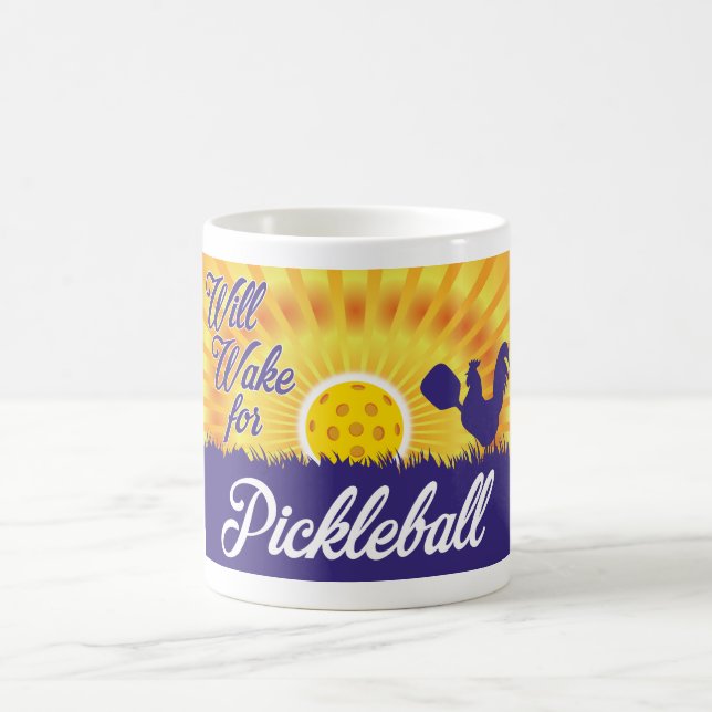 "Weckt für Pickleball" Tasse (Mittel)