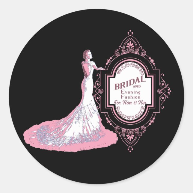 WEDD-BOUTIQUE - Aufkleber (Vorderseite)