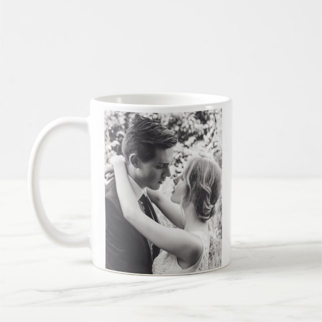 WEDD CUSTOM FOTO KAFFEE TASSE (Links)