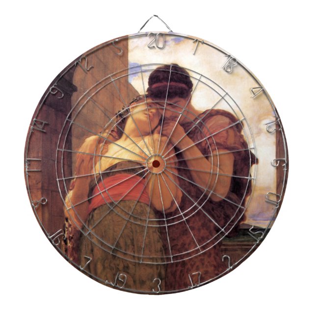 Wedded Bliss (von Frederic Leighton) Dartscheibe (vorne)