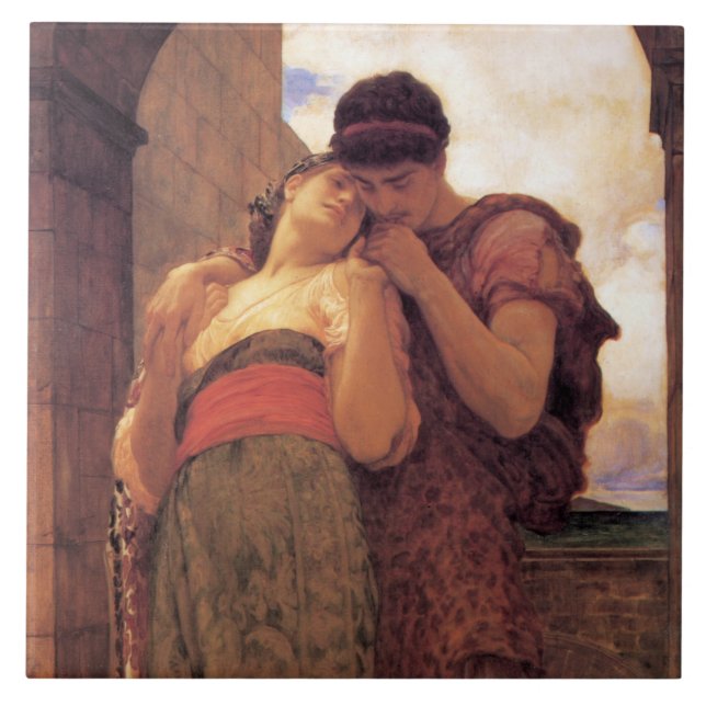 Wedded Bliss (von Frederic Leighton) Fliese (Vorderseite)