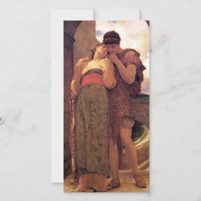 Wedded Bliss (von Frederic Leighton) Karte (Vorderseite)
