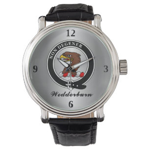 Wedderburn Clan Abzeichen Personalisiert Armbanduhr