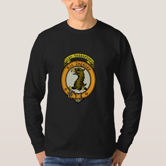 Wedderburn Clan Scottish Crest T-Shirt (Vorderseite)