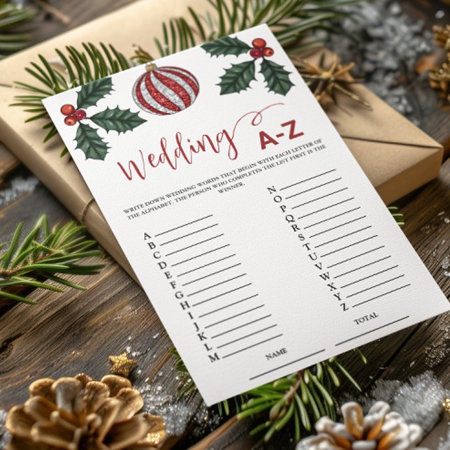 Wedding A-Z Winter Bridal Game (Von Creator hochgeladen)