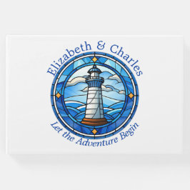 Wedding Adventure Lighthouse Sailing Nautical Gästebuch