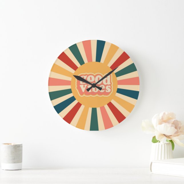 Wedding Anniversary Gifts Große Wanduhr (Zuhause)