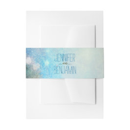 wedding Aquarellpalmen Einladungsbanderole