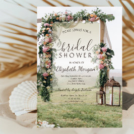 Wedding Arbor Lantern Brautparty Einladung