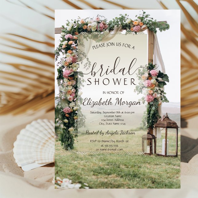 Wedding Arbor Lantern Brautparty Einladung (Von Creator hochgeladen)