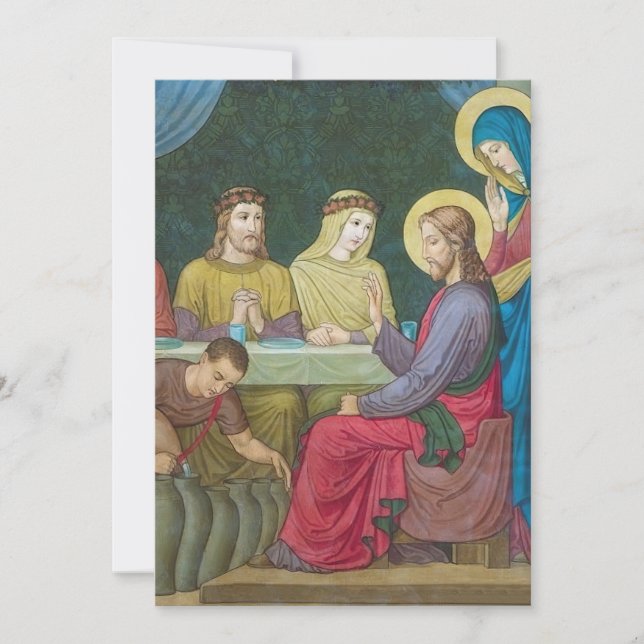 Wedding at Cana Invite Einladung (Vorderseite)