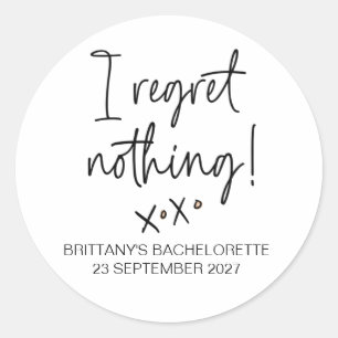 Wedding Bachelorette Hens Party Brautparty Gefalle Runder Aufkleber