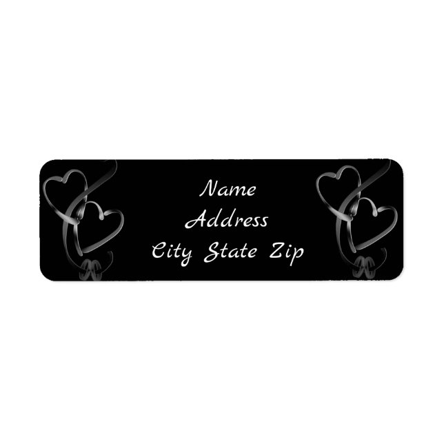 **WEDDING BANDS** RETURN ADDRES LABELS (Vorne)