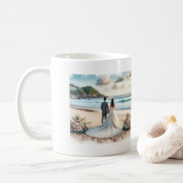 Wedding Beach Couples Kaffeetasse