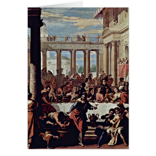 Wedding bei Cana durch Sebastiano Ricci (Vorne)