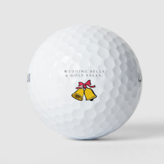 'Wedding Bells & Golf Balls' Hochzeitsgunst-Gesche Golfball