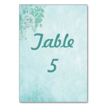 Wedding Blue Floral