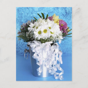 Wedding Bouquet Center Postkarte
