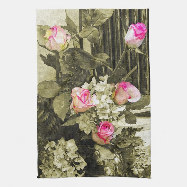 Wedding Bouquet Küchentuch (Vertikal)