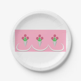 Wedding Bouquet Pappteller