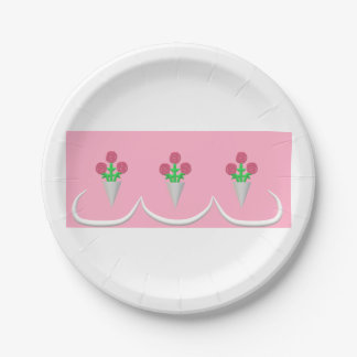 Wedding Bouquet Pappteller