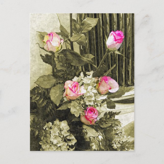 Wedding Bouquet Postkarte (Vorderseite)