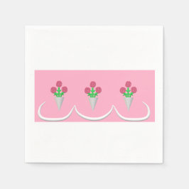 Wedding Bouquet Serviette