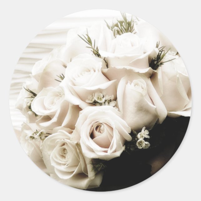 Wedding Bouquet Stickers (Vorderseite)