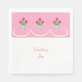 Wedding Bouquet - Wedding Joy Serviette