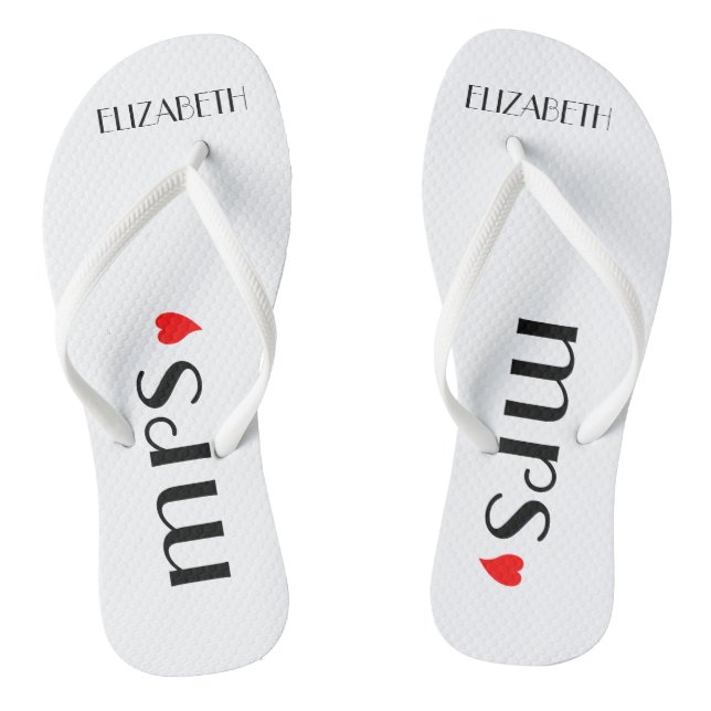 Wedding Bräute Frau-Flip Flops | Flip Flops (Fußbett)