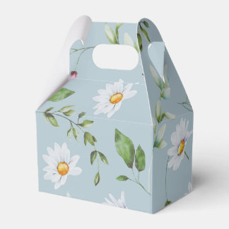 Wedding Brautparty Gabled Blue Daisy Fevor Box Geschenkschachtel