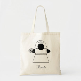 Wedding Brautpartytasche Braut Meeple Gamer Tragetasche