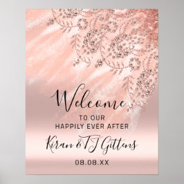 Wedding Bridal Begrüßungskleid Rose Royal Sweet 16 Poster