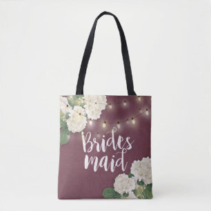 Wedding Bridesmaid Hydrangea Blume String Lights