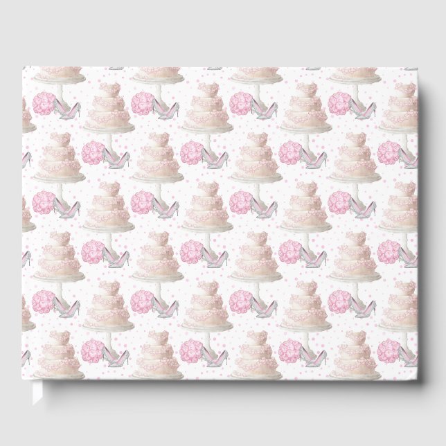 Wedding Cake Guestbook Gästebuch (Vorderseite)