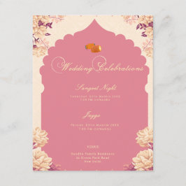 Wedding Celebrations | Sikh Sangeet & Jaggo Einladung