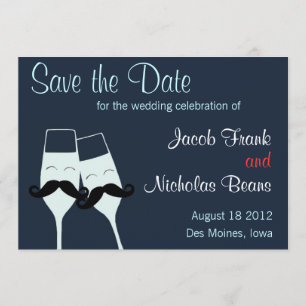 Wedding Champagne Toast Save the Date