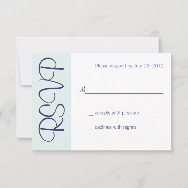 Wedding Champagne Toast UAWG RSVP Karte (Vorderseite)
