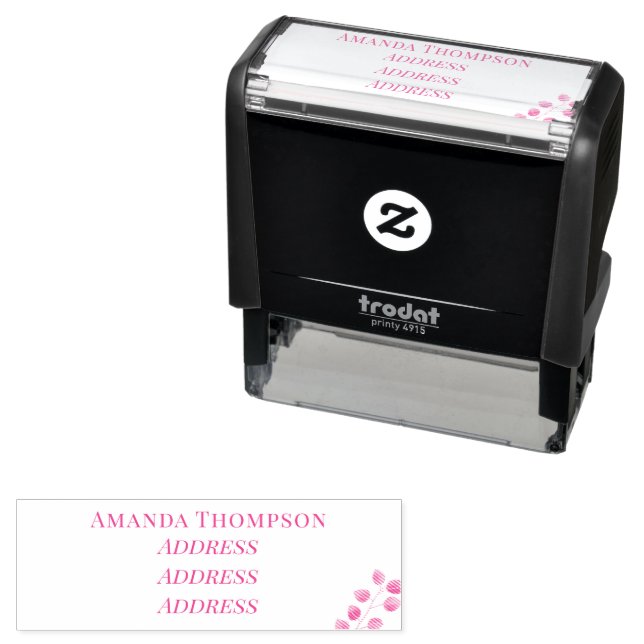 Wedding Chic Monogram Permastempel (Beispiel)
