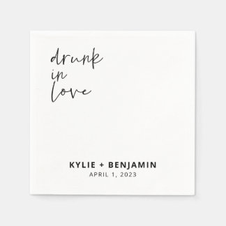 Wedding Cocktail Napkin Serviette