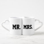 WEDDING COFFEE MUGS, HERR. und MRS. Liebestassen<br><div class="desc">HERR UND MRS. KAFFEE MUGS</div>