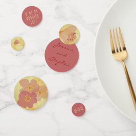 Wedding Confetti asiatische beeinflussende Gelbe G Konfetti