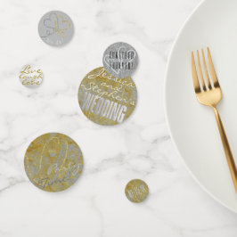 Wedding Confetti Silver Lining Confetti Konfetti