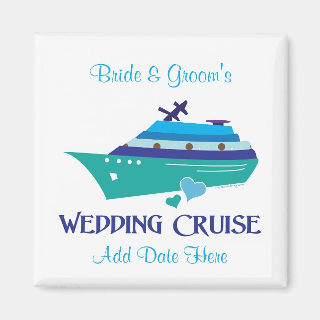 Wedding Cruise Gevor Magnet (Vorne)