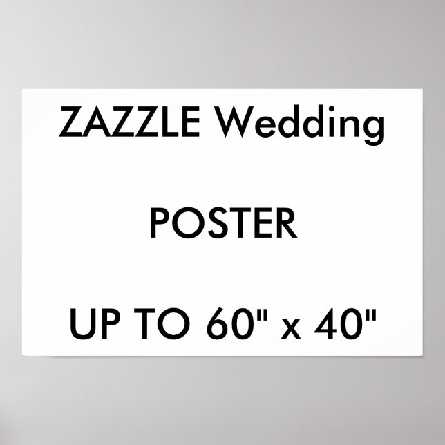 Wedding Custom 16.5" x11" Poster PREMIUM Landschaf (Vorne)