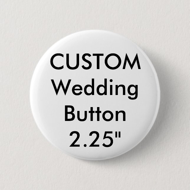Wedding Custom Standard 2.25" Round Button Button (Vorderseite)