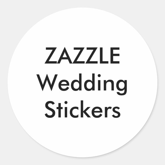 Wedding Custom Stickers 1,5" RUNDE GLOSSY (20 Stk.