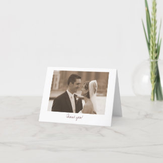 Wedding (danke!) dankeskarte