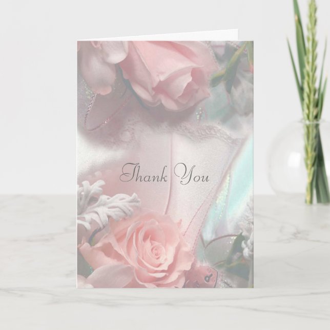 Wedding danken Ihnen Dankeskarte (Vorderseite)